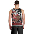 New Zealand Kiwi Santa Christmas Men Tank Top He Wairua Kirihimete - Aussie Hoodie