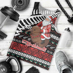 New Zealand Kiwi Santa Christmas Men Tank Top He Wairua Kirihimete - Aussie Hoodie