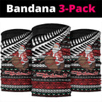 New Zealand Kiwi Santa Christmas Neck Gaiter He Wairua Kirihimete - Aussie Hoodie