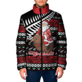 New Zealand Kiwi Santa Christmas Padded Jacket He Wairua Kirihimete - Aussie Hoodie