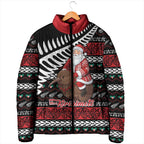 New Zealand Kiwi Santa Christmas Padded Jacket He Wairua Kirihimete - Aussie Hoodie