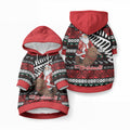 New Zealand Kiwi Santa Christmas Pet Hoodie He Wairua Kirihimete