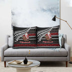New Zealand Kiwi Santa Christmas Pillow Cover He Wairua Kirihimete - Aussie Hoodie