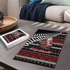 New Zealand Kiwi Santa Christmas Puzzle He Wairua Kirihimete - Aussie Hoodie