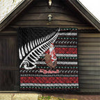 New Zealand Kiwi Santa Christmas Quilt He Wairua Kirihimete - Aussie Hoodie