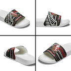 New Zealand Kiwi Santa Christmas Slide Sandals He Wairua Kirihimete - Aussie Hoodie