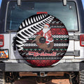 New Zealand Kiwi Santa Christmas Spare Tire Cover He Wairua Kirihimete - Aussie Hoodie