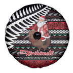 New Zealand Kiwi Santa Christmas Spare Tire Cover He Wairua Kirihimete - Aussie Hoodie