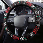 New Zealand Kiwi Santa Christmas Steering Wheel Cover He Wairua Kirihimete - Aussie Hoodie