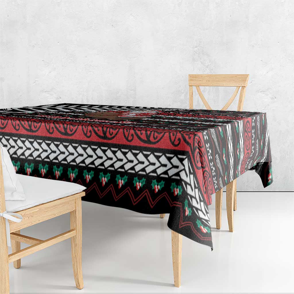 New Zealand Kiwi Santa Christmas Tablecloth He Wairua Kirihimete - Aussie Hoodie