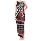 New Zealand Kiwi Santa Christmas Tank Maxi Dress He Wairua Kirihimete - Aussie Hoodie