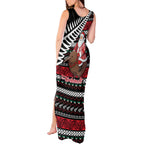 New Zealand Kiwi Santa Christmas Tank Maxi Dress He Wairua Kirihimete - Aussie Hoodie