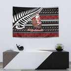 New Zealand Kiwi Santa Christmas Tapestry He Wairua Kirihimete - Aussie Hoodie