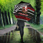 New Zealand Kiwi Santa Christmas Umbrella He Wairua Kirihimete - Aussie Hoodie