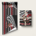 New Zealand Kiwi Santa Christmas Wrapping Paper He Wairua Kirihimete - Aussie Hoodie