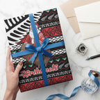 New Zealand Kiwi Santa Christmas Wrapping Paper He Wairua Kirihimete - Aussie Hoodie