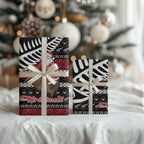 New Zealand Kiwi Santa Christmas Wrapping Paper He Wairua Kirihimete - Aussie Hoodie