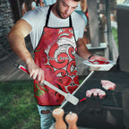 Personalised New Zealand Koru Pohutukawa Apron Meri Kirihimete Aroha for Christmas - Aussie Hoodie