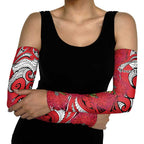 Personalised New Zealand Koru Pohutukawa Arm Sleeves Meri Kirihimete Aroha for Christmas - Aussie Hoodie
