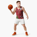 Personalised New Zealand Koru Pohutukawa Basketball Jersey Meri Kirihimete Aroha for Christmas - Aussie Hoodie