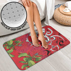Personalised New Zealand Koru Pohutukawa Bathroom Set Meri Kirihimete Aroha for Christmas - Aussie Hoodie