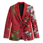 Personalised New Zealand Koru Pohutukawa Blazer Meri Kirihimete Aroha for Christmas - Aussie Hoodie
