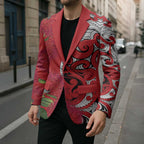 Personalised New Zealand Koru Pohutukawa Blazer Meri Kirihimete Aroha for Christmas - Aussie Hoodie