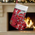 Personalised New Zealand Koru Pohutukawa Christmas Stocking Meri Kirihimete Aroha for Christmas - Aussie Hoodie