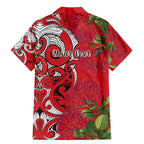 Personalised New Zealand Koru Pohutukawa Family Matching Mermaid Dress and Hawaiian Shirt Meri Kirihimete Aroha for Christmas - Aussie Hoodie