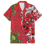 Personalised New Zealand Koru Pohutukawa Family Matching Puletasi and Hawaiian Shirt Meri Kirihimete Aroha for Christmas - Aussie Hoodie