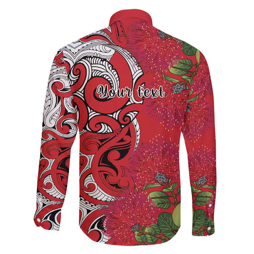 Personalised New Zealand Koru Pohutukawa Family Matching Tank Maxi Dress and Hawaiian Shirt Meri Kirihimete Aroha for Christmas - Aussie Hoodie