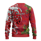 Personalised New Zealand Koru Pohutukawa Ugly Christmas Sweater Meri Kirihimete Aroha for Christmas - Aussie Hoodie