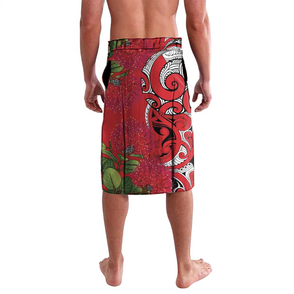 Personalised New Zealand Koru Pohutukawa Lavalava Meri Kirihimete Aroha for Christmas - Aussie Hoodie