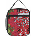 Personalised New Zealand Koru Pohutukawa Lunch Bag Meri Kirihimete Aroha for Christmas