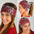 Personalised New Zealand Koru Pohutukawa Neck Gaiter Meri Kirihimete Aroha for Christmas - Aussie Hoodie