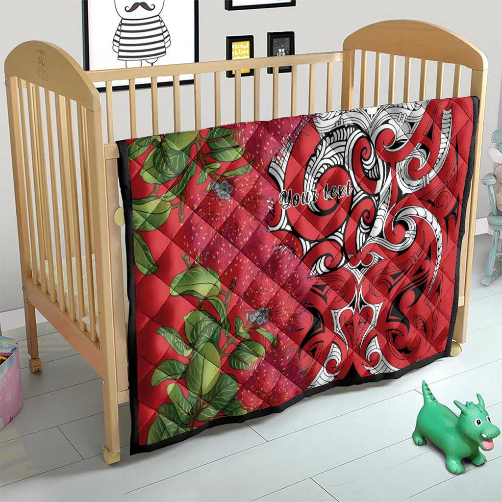 Personalised New Zealand Koru Pohutukawa Quilt Meri Kirihimete Aroha for Christmas - Aussie Hoodie