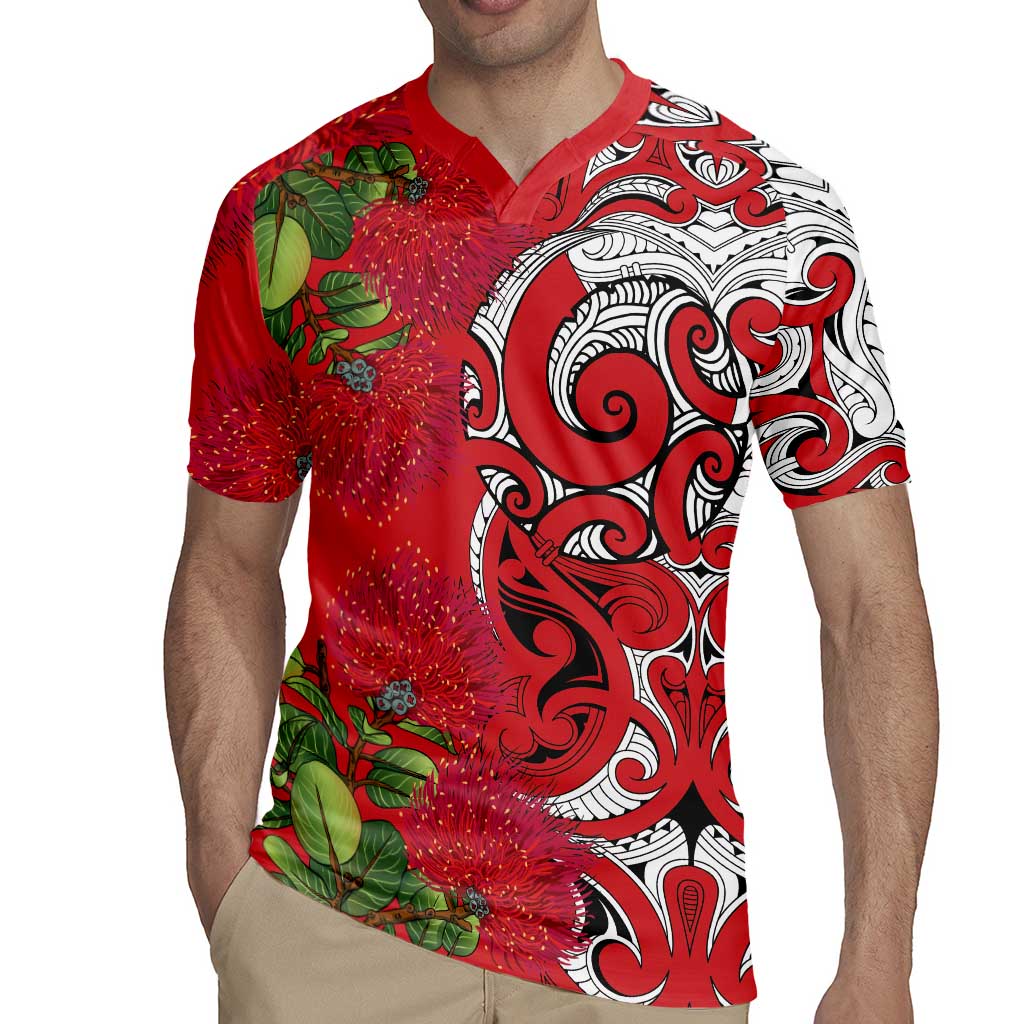 Personalised New Zealand Koru Pohutukawa Rugby Jersey Meri Kirihimete Aroha for Christmas - Aussie Hoodie