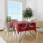 Personalised New Zealand Koru Pohutukawa Tablecloth Meri Kirihimete Aroha for Christmas - Aussie Hoodie