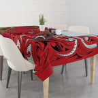 Personalised New Zealand Koru Pohutukawa Tablecloth Meri Kirihimete Aroha for Christmas - Aussie Hoodie