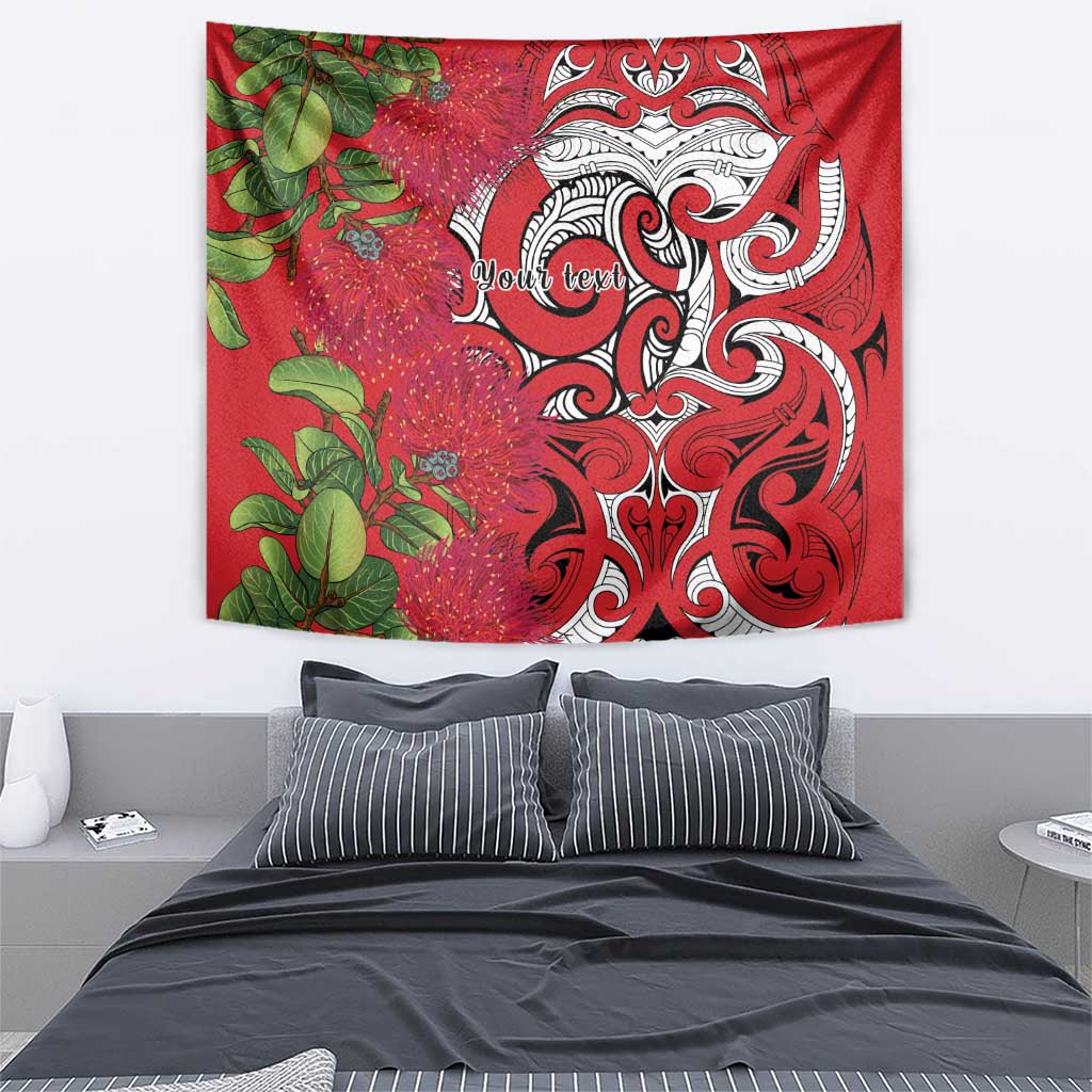 Personalised New Zealand Koru Pohutukawa Tapestry Meri Kirihimete Aroha for Christmas - Aussie Hoodie