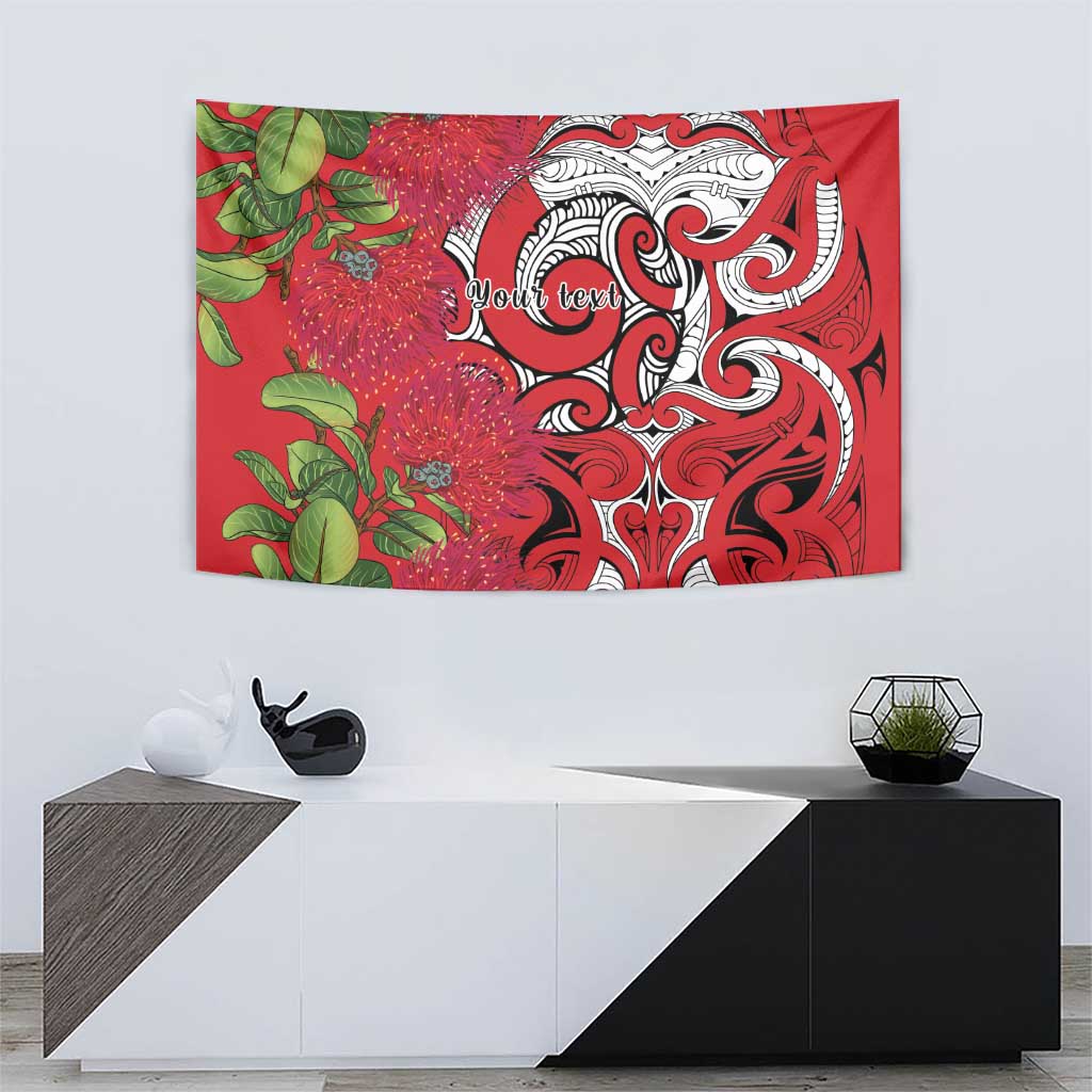 Personalised New Zealand Koru Pohutukawa Tapestry Meri Kirihimete Aroha for Christmas - Aussie Hoodie
