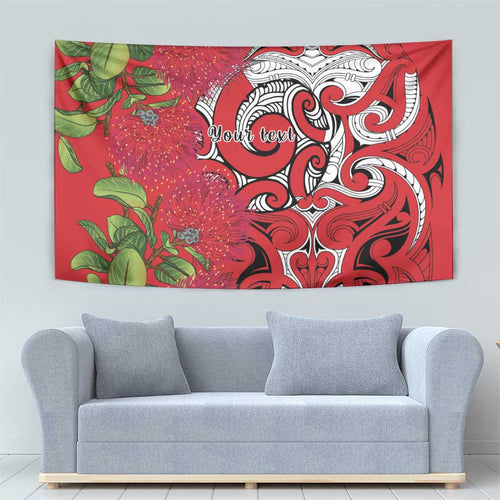 Personalised New Zealand Koru Pohutukawa Tapestry Meri Kirihimete Aroha for Christmas - Aussie Hoodie