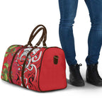 Personalised New Zealand Koru Pohutukawa Travel Bag Meri Kirihimete Aroha for Christmas - Aussie Hoodie