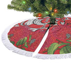Personalised New Zealand Koru Pohutukawa Tree Skirt Meri Kirihimete Aroha for Christmas - Aussie Hoodie