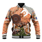 Aboriginal-Islanders NAIDOC Week Personalised Baseball Jacket Aboriginal Indigenous Art