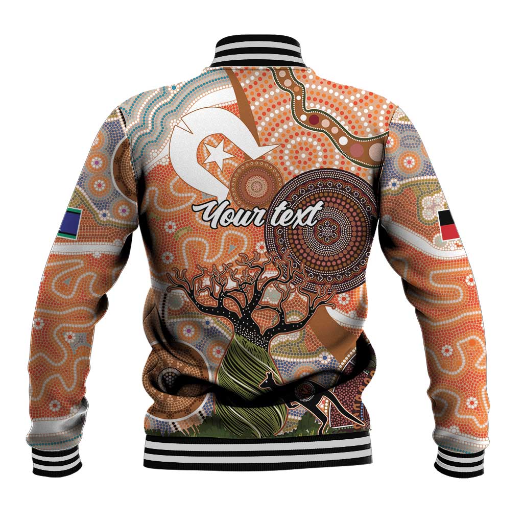 Aboriginal-Islanders NAIDOC Week Personalised Baseball Jacket Aboriginal Indigenous Art