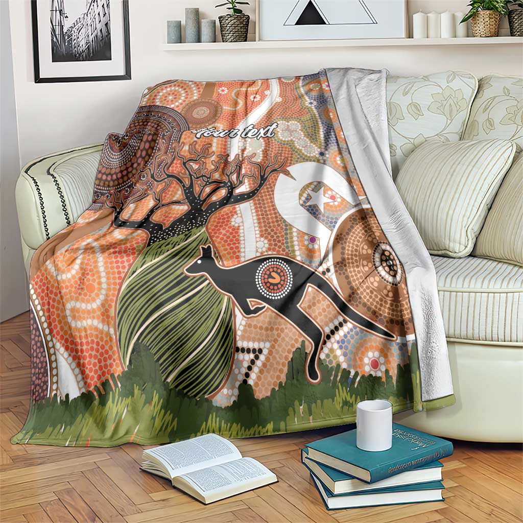 Aboriginal-Islanders NAIDOC Week Personalised Blanket Aboriginal Indigenous Art