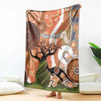 Aboriginal-Islanders NAIDOC Week Personalised Blanket Aboriginal Indigenous Art