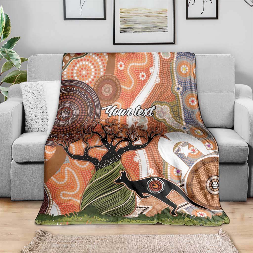 Aboriginal-Islanders NAIDOC Week Personalised Blanket Aboriginal Indigenous Art