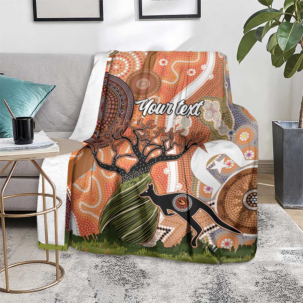 Aboriginal-Islanders NAIDOC Week Personalised Blanket Aboriginal Indigenous Art